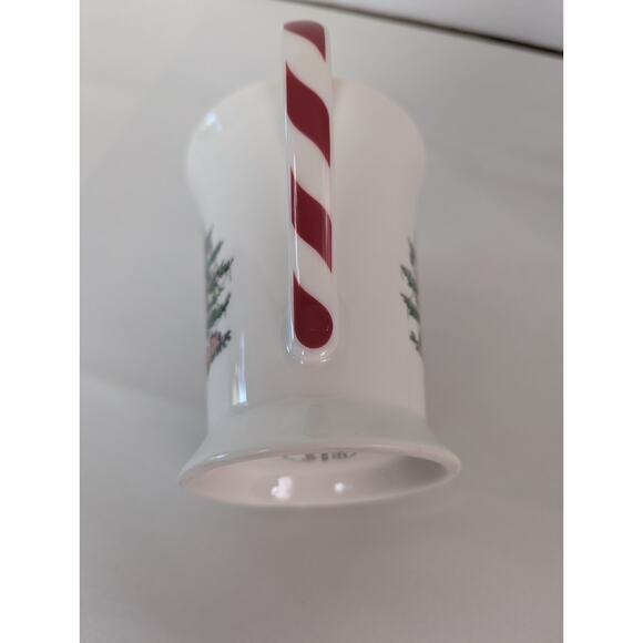 1998 Spode Christmas Tree Candy Cane Pedestal Mug Flared Rim. - Picture 10 of 11